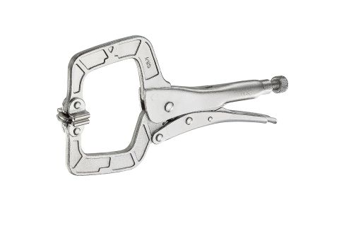 6" Locking C-Clamp with Swivel Pads (European type)